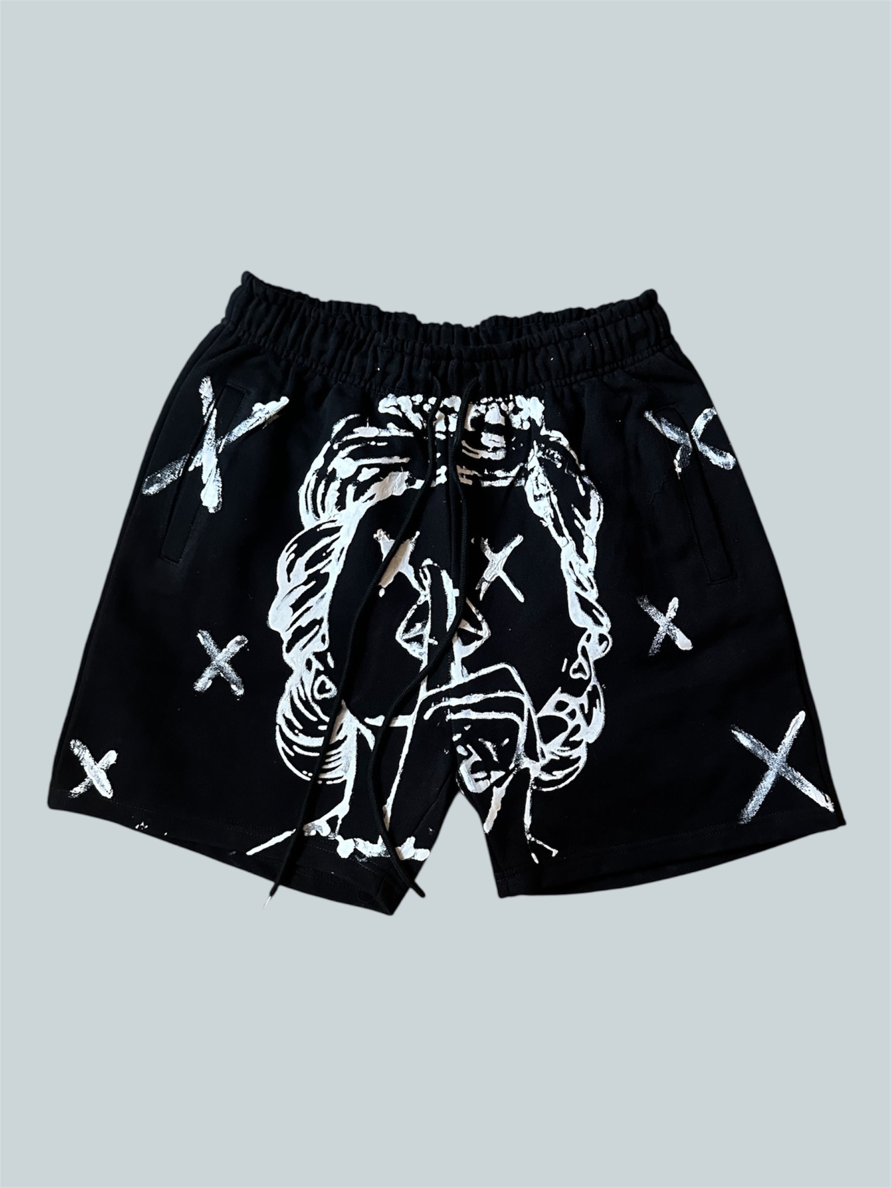 Black/White Shorts