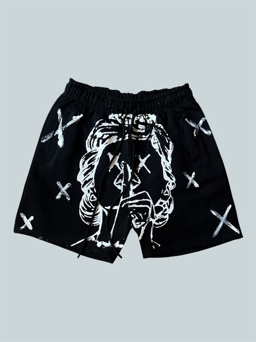 Black/White Shorts